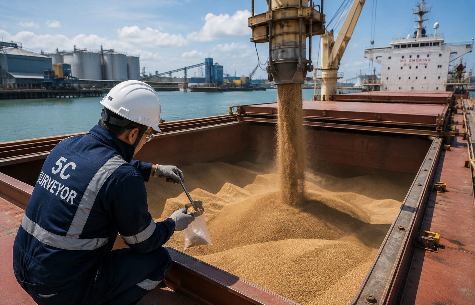 Bulk cargo inspection and sampling