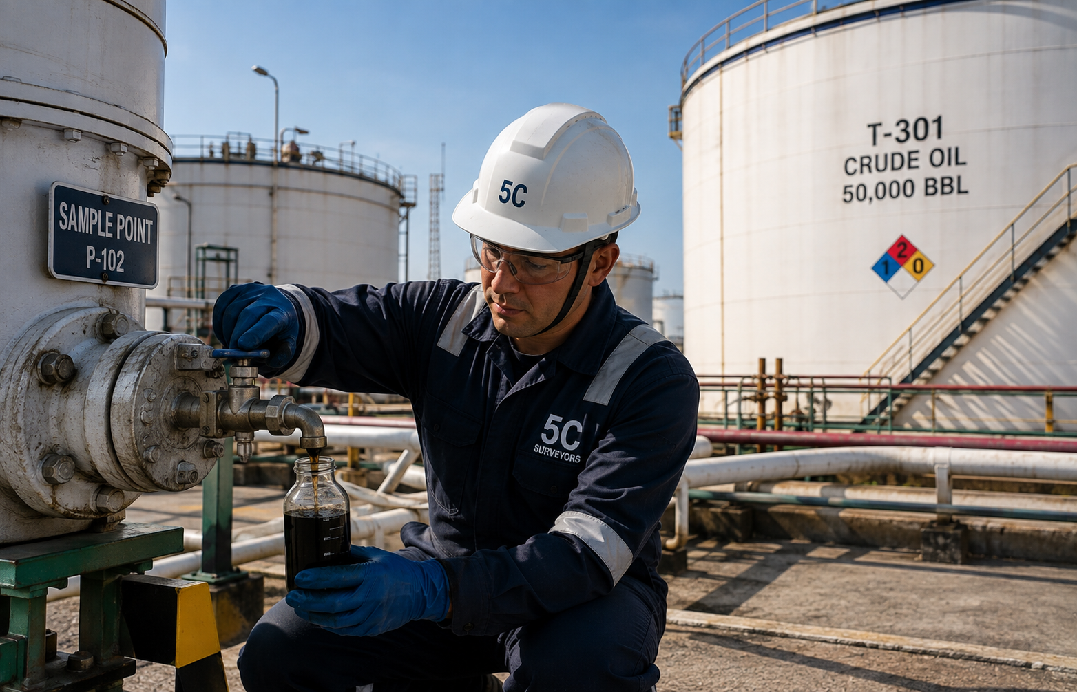 Petroleum product inspection and sampling